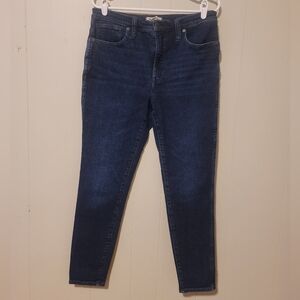 Madewell 10" Skinny High Rise Jeans Size 30